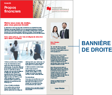 Banner layouts